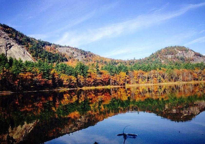 Echo Lake State Park, New Hampshire, USA